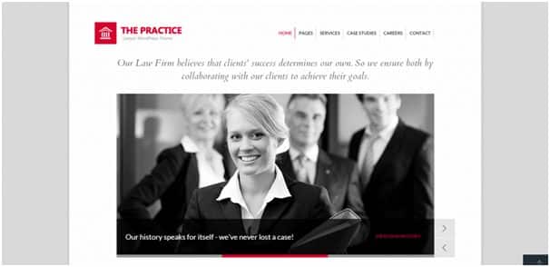 The Practice WordPress Attorney Theme Development & Support