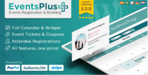 Event Plus is an event registration plugin available to use on WordPress websites