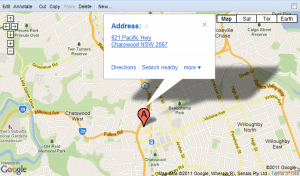 An example of a Google Maps Integration widget from an event registration plugin on a WordPress website
